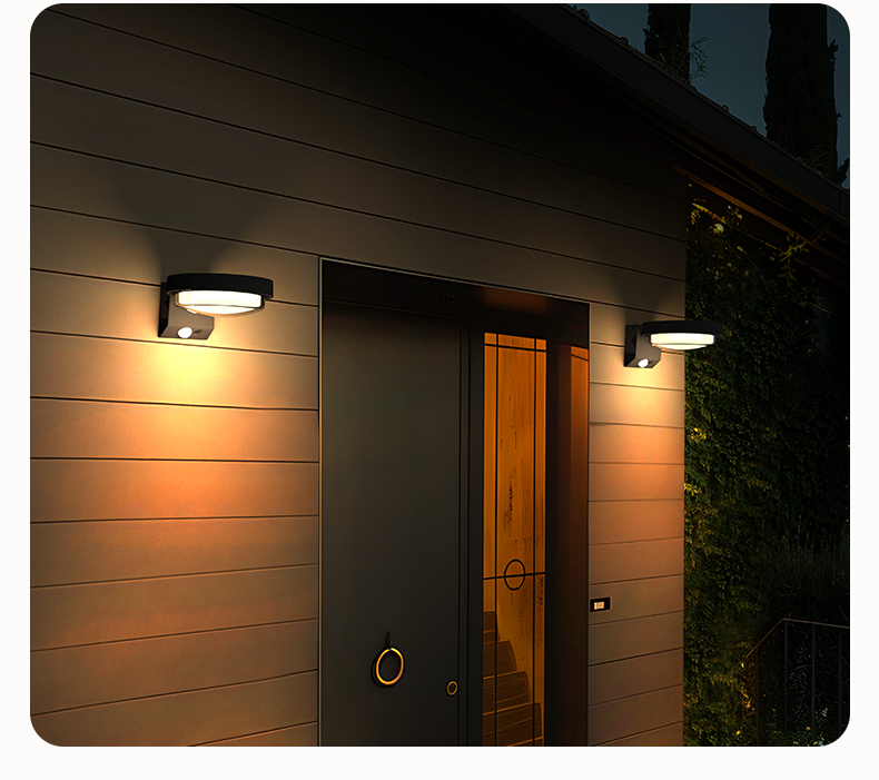 A recomendação para estes três apliques solares