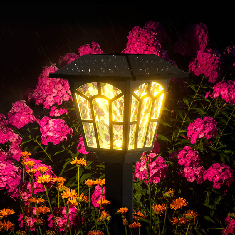 Luzes LED decorativas solares externas para jardim