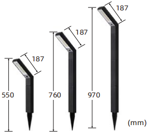 Novas luzes solares de sete fontes