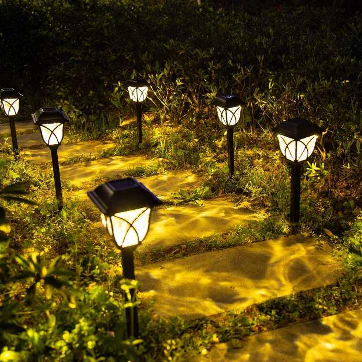 Luz solar para jardim gramado externo à prova d'água