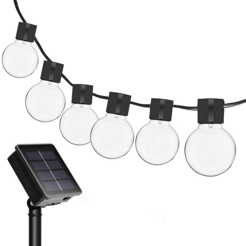 Luz LED de corda com energia solar