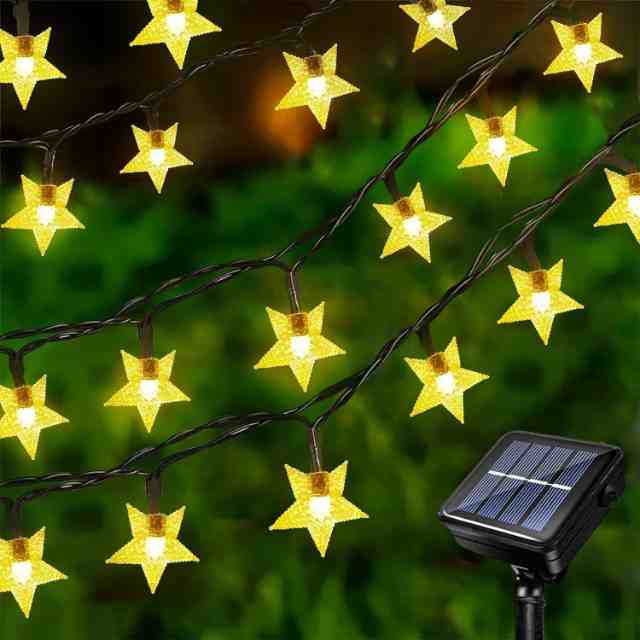 Luzes solares LED Twinkle Star 50