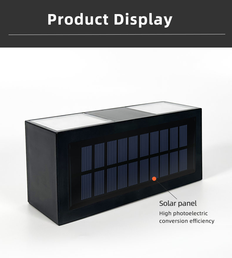 Luz solar à prova d'água para parede externa externa